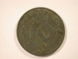 12034  Drittes Reich 10 Pfennig 1942 A in sehr schön