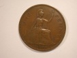 12044 Grossbritanien  1 Penny  1946  in ss/ss+
