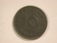 13002 3. Reich  10 Pfennig  1942 A in vz-st