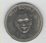 Medaille(Shell) auf die Fussball WM 1970 mit dem Porträit von...