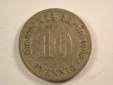 13005  KR   10 Pfennig  1908 D  in   sehr schön  Orginalbilder