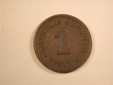 13007  KR 1 Pfennig  1899 F in vz R