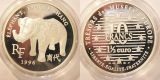       Frankreich: 10 Francs / 1 1/2 Euro 1996 Shang-Elefant (Silber, Gewicht 22,2 