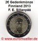 2 Euro Sondermünze 2013...Sillanpää...unc.