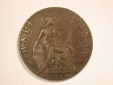14002 Großbritanien  half Penny 1925 in ss+  Orginalbilder!