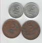 Lot von 5 Grozy Münzen Polen(k238)