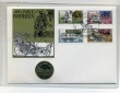 5 Mark 1990 Postwesen in tollem Numisbrief