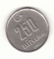 250000 Lira Türkei 2002 (G966)
