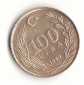 Türkei 100 Lira 1989 (G972)