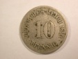 14301 KR 10 Pfennig 1893 J in ss Orginalbilder