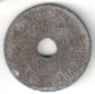 Tunesien 20 Centimes 1942 s Randfehler Zn