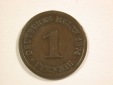 14011 KR  1 Pfennig 1874 G in f.ss/ss Orginalbilder
