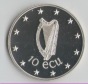 10 Ecu Irland 1990 in PP (Silber) Hirsch(k397)