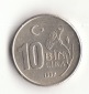 10000 Lira Türkei 1997 (B237)