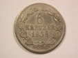 15105 Sachsen-Coburg-Gotha  6 Kreuzer 1838 in ss+ R Orginalbilder
