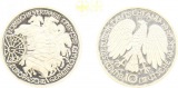 0776 BRD 10 Mark 1987 Römische Verträge Silber 9,6875 g Fein...