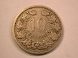 13401  Luxemburg  10 Centimes von 1901 in sehr schön Orginalb...