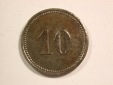 15108 Sonthofen 10 Pfennig 1917 in vz,Korrosionssp.   Orginalb...