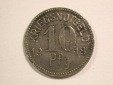 15108 Tauberbischofsheim 10 Pfennig 1918 in vz  Orginalbilder