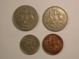 15109 Barbados 4 Münzen 1973-1978  Orginalbilder