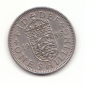 1 Shilling  Großbritannien 1956 Wappen von England (B771)