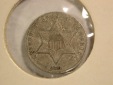 A103 USA  3 Cent 1861 in ss+ (VF+) Orginalbilder