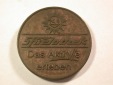 A009 Spielothek Medaille Kupfer 30mm/17,95gr.   Orginalbilder