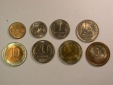 Lots -9-  Rußland 8 Münzen 10 Kop bis 100 Rubel 1991/92 in f...