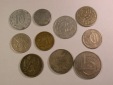 Lots -22-  CSSR 10 Münzen alle verschieden 1921-1979 Orginalb...