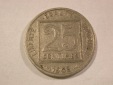 A202 Frankreich 25 Centimes Patey 1903 in ss +  Orginalbilder