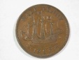 A202 Grossbritannien  1/2 Penny 1957 in ss+ Orginalbilder