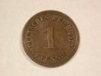 A203 KR 1 Pfennig 1915 E in sehr schön   Orginalbilder