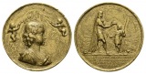 Bronzemedaille vergoldet; 43,93 g, Ø 45 mm