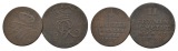 Altdeutschland, 2 Kleinmünzen (1797/1798)