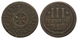Altdeutschland, 3 Pfennig 1704