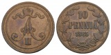Finnland, 10 Penniä 1865