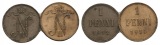Finnland, 2 Kleinmünzen