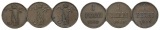 Finnland, 3 Kleinmünzen