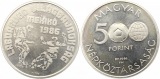 7165 Ungarn 500 Forint 1986  17,92 Gramm Silber fein  Stempelg...