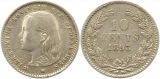 7216 Niederlande 10 Cent 1893 Silber sehr schön