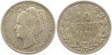 7218 Niederlande 10 Cent 1905 Silber sehr schön