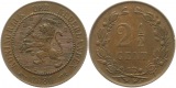 7222 Niederlande 2 1/2  Cent 1880 fast vorzüglich