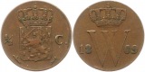 7228 Niederlande 1/2 Cent 1869  sehr schön