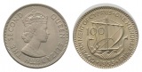 Medaille-Schifffahrt; , Cyprus 1955, 100 Mils, Ø 28,5 mm; 11,...