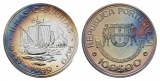 Schifffahrtsmünze; Portugal 100 Escudos 1989, Entdeckung der ...