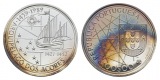 Schifffahrtsmünze; Portugal 100 Escudo 1989; AG, 21,15 g, Ø ...