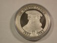 B41 Martin Luther Wartburg 1983 Fein Silber Medaille ca. 15 Gr...