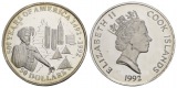 Cook Islands, 50 Dollars 1992, AG; 31,28 g; Ø 39 mm