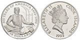 Cook Islands, 50 Dollars 1993, AG; 31,00 g; Ø 39 mm