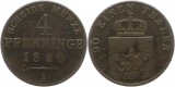 7453 Preußen 4 Pfennig 1860 A